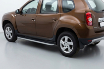 Dacia Duster 2008-2018 Side Steps Tayga (2 pcs, Aluminum) photo 1