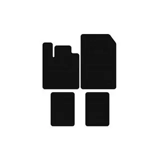 Rubber Floor Mats Carsuit (Black) photo 1