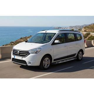 Side Steps Sunrise (2 pcs, Aluminum) Dacia Lodgy 2012-2022 photo 1