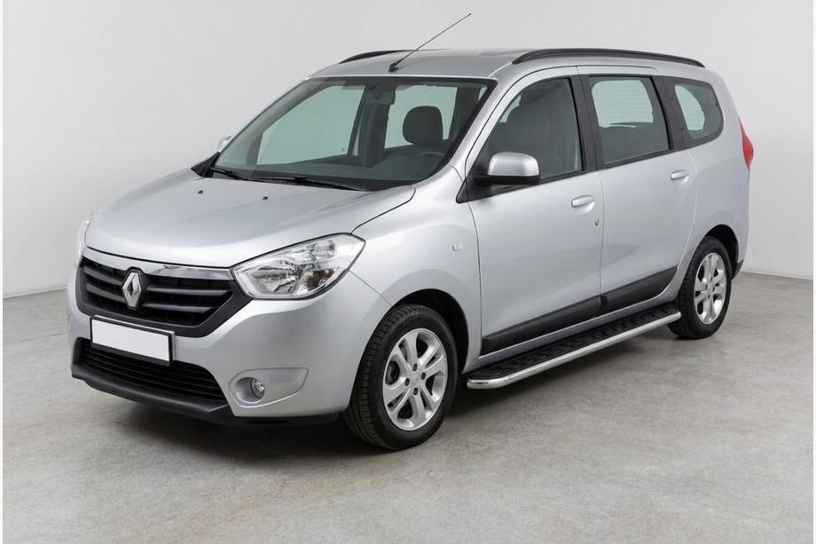 Dacia Lodgy 2012-2022 Side Steps Maydos V1 (2 pcs, Aluminum & Stainless Steel) Image