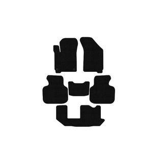 Rubber floor mats Carsuit (2011-2020, 3 rows, 7-seater, black) photo 1