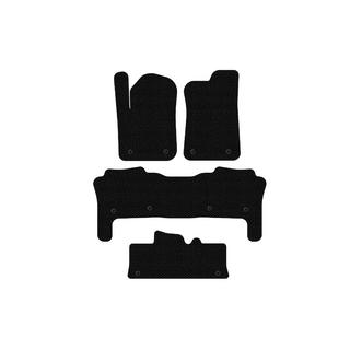 Rubber floor mats Carsuit (3 rows, black)