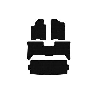 Rubber floor mats Carsuit (3 rows, 2003-2008 black) Nissan Armada 2003-2015 photo 1