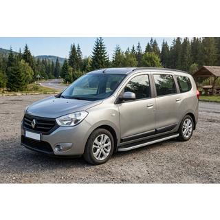 Side Steps Tayga Grey (2 pcs, Aluminum) Renault Lodgy 2013-2022 photo 1