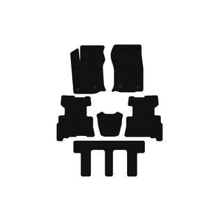 Rubber floor mats Carsuit (3 rows, 2014-2024, 7-seater, black) Toyota 4Runner 2009-2024 photo 1