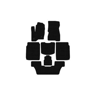 Rubber Floor Mats Carsuit (3 Rows, 2013-2019, Black) photo 1