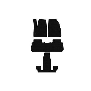 Rubber floor mats Carsuit (3 rows, 2017-2019, black) GMC Acadia 2017- photo 1