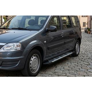 Side Steps Sunrise (2 pcs, Aluminum) Dacia Logan MCV 2004-2014 photo 1
