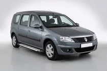 Dacia Logan MCV 2004-2014 Side Steps Line (2 pcs, Aluminum) photo 3