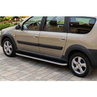 Side Steps Tayga (2 pcs, Aluminum) Dacia Logan MCV 2004-2014 photo 1