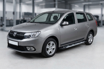 Dacia Logan MCV 2013-2020 Side Steps Sunrise (2 pcs, Aluminum) photo 1