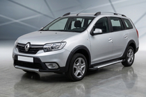 Dacia Logan MCV 2013-2020 Side Steps Line (2 pcs, Aluminum) photo 1