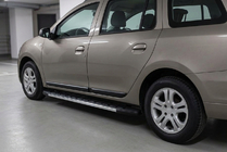 Dacia Logan MCV 2013-2020 Side Steps Duru (2 pcs, Aluminum) photo 1