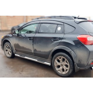 Side Bars BB002 (2 pcs, Stainless Steel) Subaru XV 2011-2017 photo 3