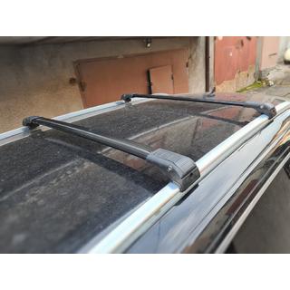 Roof rack (cross bars) for integrated roof rails lockable WingCarrier V2 (2 pcs) Audi Q7 2005-2015 photo 1