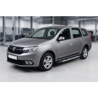 Side Steps Sunrise (2 pcs, Aluminum) Renault Logan MCV 2013-2022 photo 1