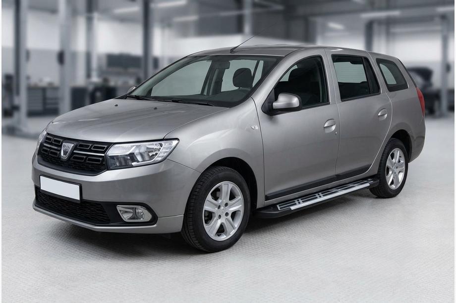 Renault Logan MCV 2013-2022 Side Steps Sunrise (2 pcs, Aluminum) Image