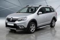 Renault Logan MCV 2013-2022 Side Steps Line (2 pcs, Aluminum) photo 1