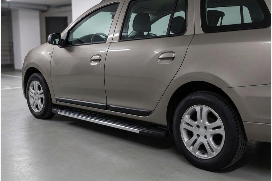 Renault Logan MCV 2013-2022 Side Steps Duru (2 pcs, Aluminum) Image