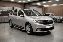 Renault Logan MCV 2013-2022 Side Steps Tayga Grey (2 pcs, Aluminum) photo 1