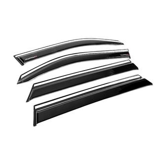 Window wind deflectors with chrome trim EuroCap (set of 4) Dacia Duster 2024- photo 4
