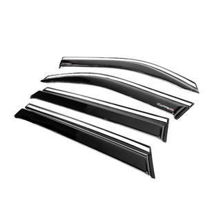 Window wind deflectors with chrome trim EuroCap (set of 4) Renault Duster 2024- photo 3