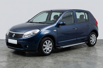 Dacia Sandero 2007-2013 Side Steps Line (2 pcs, Aluminum) photo 1