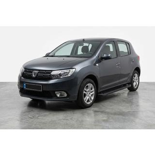 Side Steps Allmond Black (2 pcs, Aluminum) Renault Sandero 2013-2022 photo 1