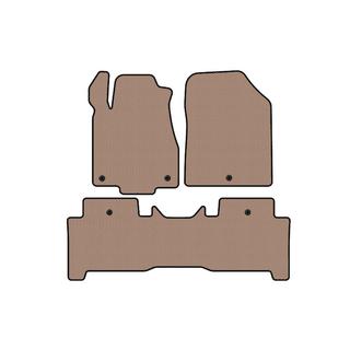 Rubber floor mats Carsuit (2 rows, beige) Acura MDX 2007-2013 photo 1
