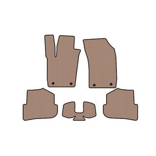 Rubber floor mats Carsuit (HB, 3-door, beige) Audi A1 2010-2018 photo 1