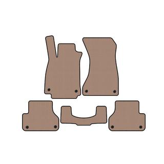 Rubber floor mats Carsuit V1 (Sportback, beige) Audi A5 2016-2025 photo 1