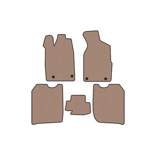 Rubber floor mats Carsuit (1982-1988, Sedan, beige) Audi 100 C3 1988-1991 photo 1