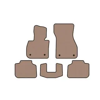 Rubber Floor Mats Carsuit (Beige) photo 1