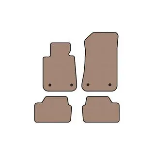 Rubber Floor Mats Carsuit (Beige) photo 1