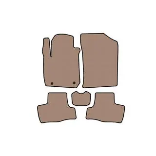 Rubber Floor Mats Carsuit (Beige) photo 1
