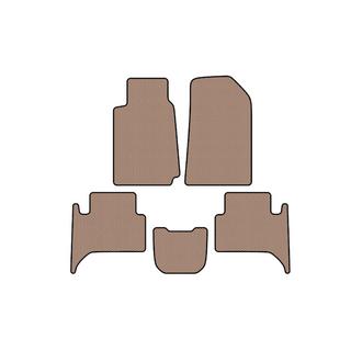 Rubber floor mats Carsuit (2 rows, beige) Chevrolet Trailblazer 2012-2019 photo 1