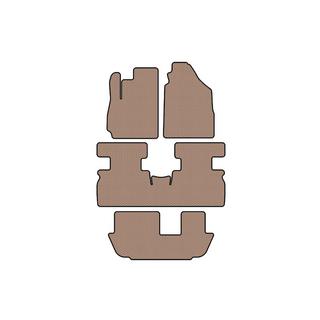 Rubber floor mats Carsuit (3 rows, beige) photo 1