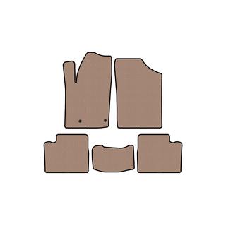 Rubber Floor Mats Carsuit (Beige) Citroen Berlingo 1996-2008 photo 1