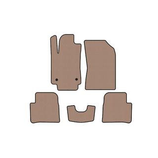 Rubber Floor Mats Carsuit (HB, Beige) Citroen C-3 2016-2023 photo 1