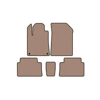Rubber Floor Mats Carsuit (Beige) photo 1