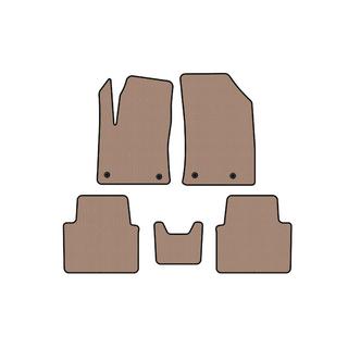 Rubber Floor Mats Carsuit (Beige) Citroen C-3 Aircross 2017-2024 photo 1