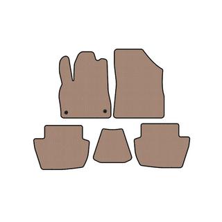 Rubber floor mats Carsuit (HB, Hybrid/Automatic, beige) Citroen DS-5 2011-2015 photo 1