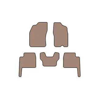 Rubber Floor Mats Carsuit (Beige) photo 1