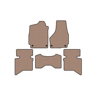 Rubber floor mats Carsuit (2009+, 5-seater/Double cab, beige) Dodge RAM (DS/DJ/D2) 2009–2024 photo 1