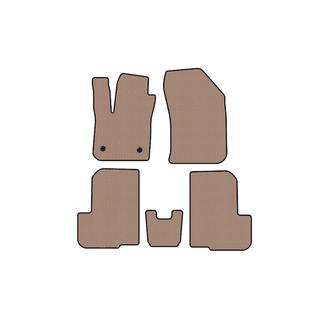 Rubber floor mats Carsuit (2 rows, 7-seater, beige) Dacia Lodgy 2012-2022 photo 1
