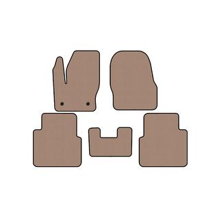 Rubber Floor Mats Carsuit (Beige) Ford Connect 2014-2021 photo 1