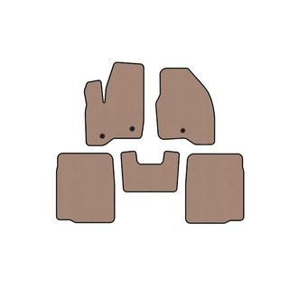 Rubber floor mats Carsuit (2 rows, 2011-2015, beige) photo 1