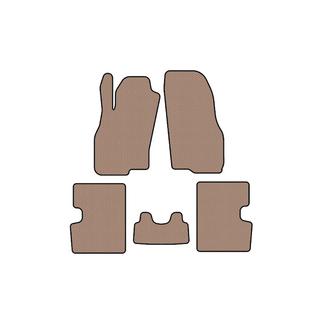 Rubber Floor Mats Carsuit (HB, 5-Door, Pre-Facelift, Beige) Fiat Punto Grande/EVO 2006-2018 photo 1