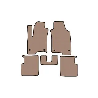 Rubber Floor Mats Carsuit (Beige) photo 1