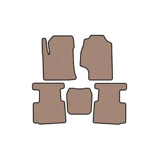 Rubber Floor Mats Carsuit (Beige)